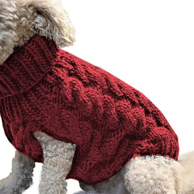 Winter Warm Dog Sweater - Cozy & Stylish Pet Apparel - Pawsomes