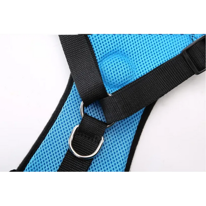 Dog Chest Straps for Car Safety - Breathable Mesh - Pawsomes