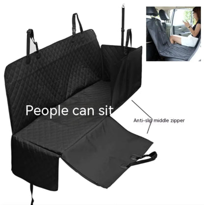 Pet Travel Rear Seat Cushion - Waterproof & Durable - Pawsomes