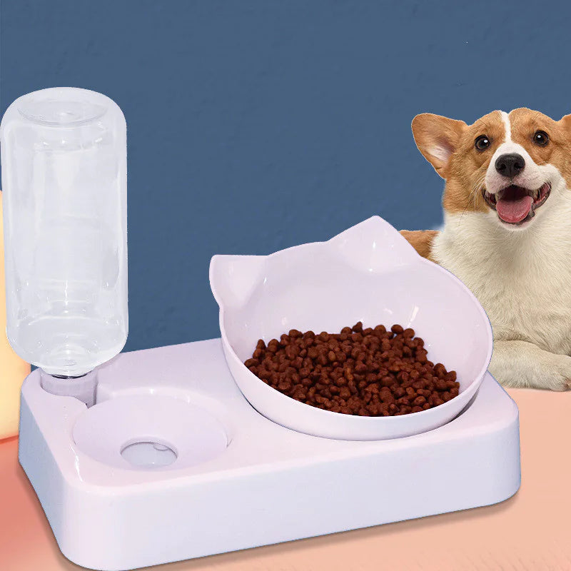 Anti-Tip Pet Food Bowl - Spill-Proof Design - Pawsomes