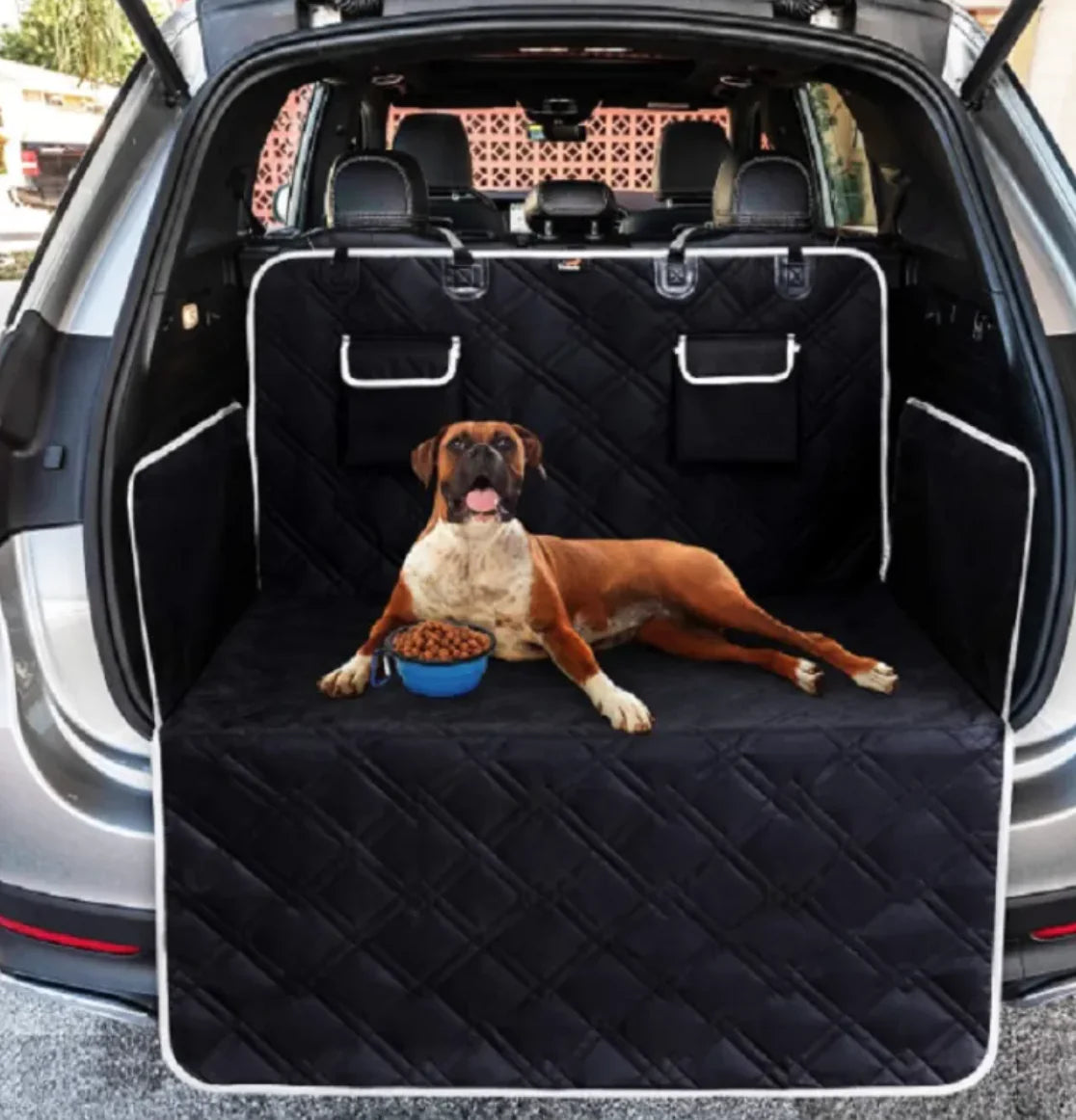 Pet Travel Rear Seat Cushion - Waterproof & Durable - Pawsomes