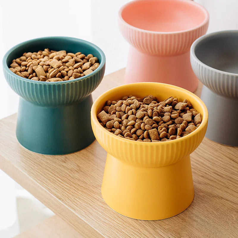 Nordic Minimalist Pet Food Bowl - Stylish & Durable - Pawsomes