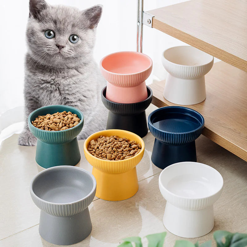 Nordic Minimalist Pet Food Bowl - Stylish & Durable - Pawsomes