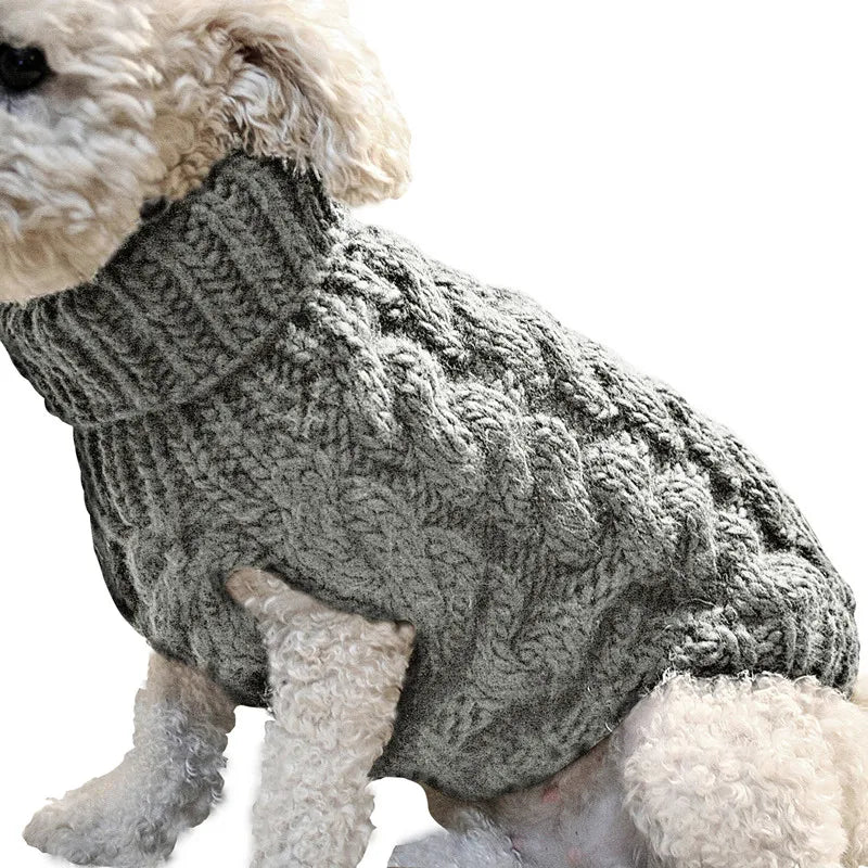 Winter Warm Dog Sweater - Cozy & Stylish Pet Apparel - Pawsomes