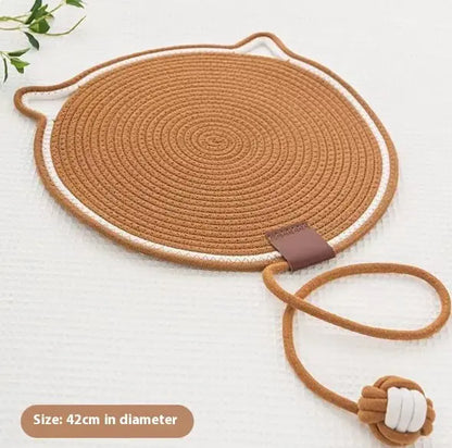 Braided Cotton Cat Mat - Comfortable & Stylish - Pawsomes