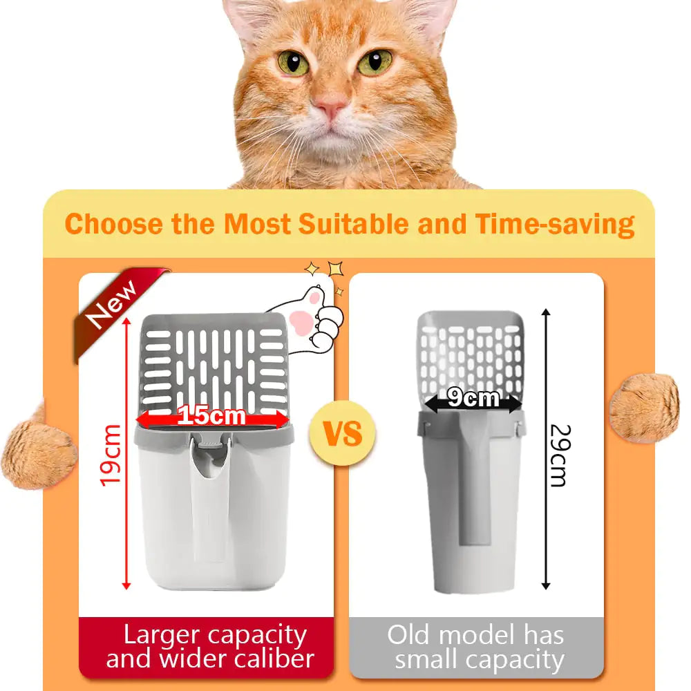 Cat Litter Shovel - Efficient & Durable Litter Box Cleaner - Pawsomes