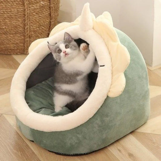 Cat Litter Villa - Semi-Enclosed Washable Cat House - Pawsomes