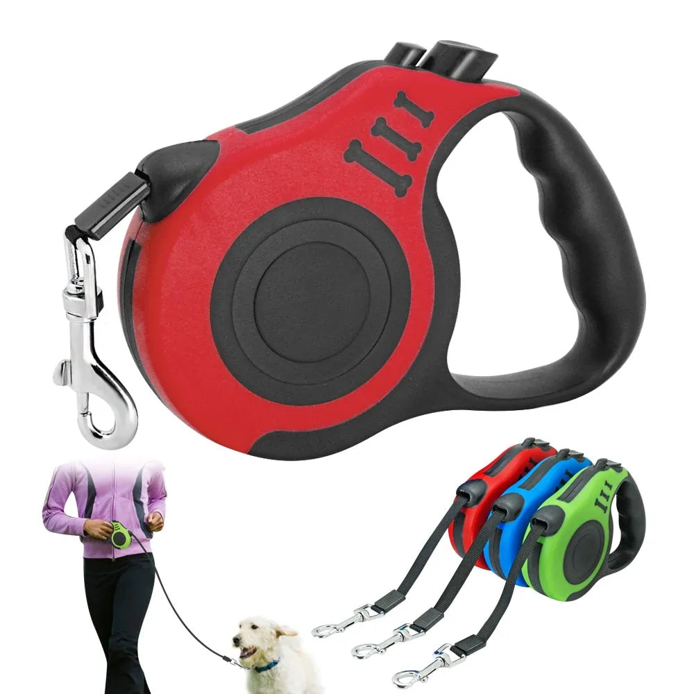 Retractable Dog Leash - Automatic & Durable for Safe Walks - Pawsomes