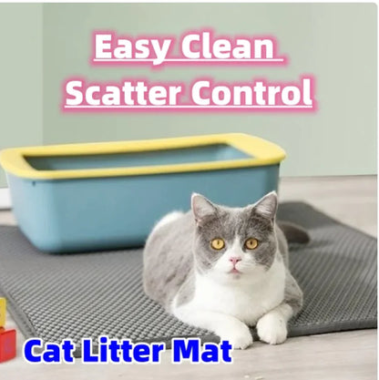 Home Fashion Cat Litter Mat – Stylish & Functional - Pawsomes