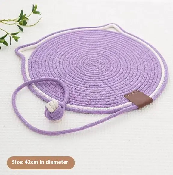 Braided Cotton Cat Mat - Comfortable & Stylish - Pawsomes