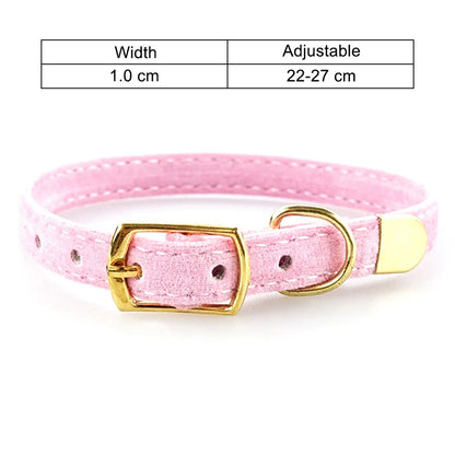 Cat Collar with Breakaway Buckle - Stylish & Safe - Pawsomes