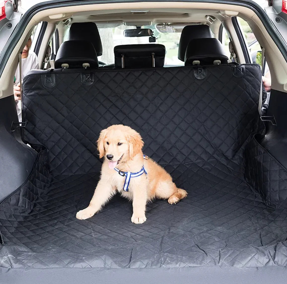 Pet Travel Rear Seat Cushion - Waterproof & Durable - Pawsomes