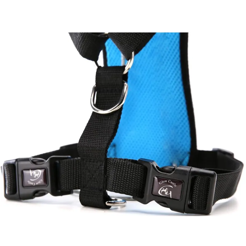 Dog Chest Straps for Car Safety - Breathable Mesh - Pawsomes